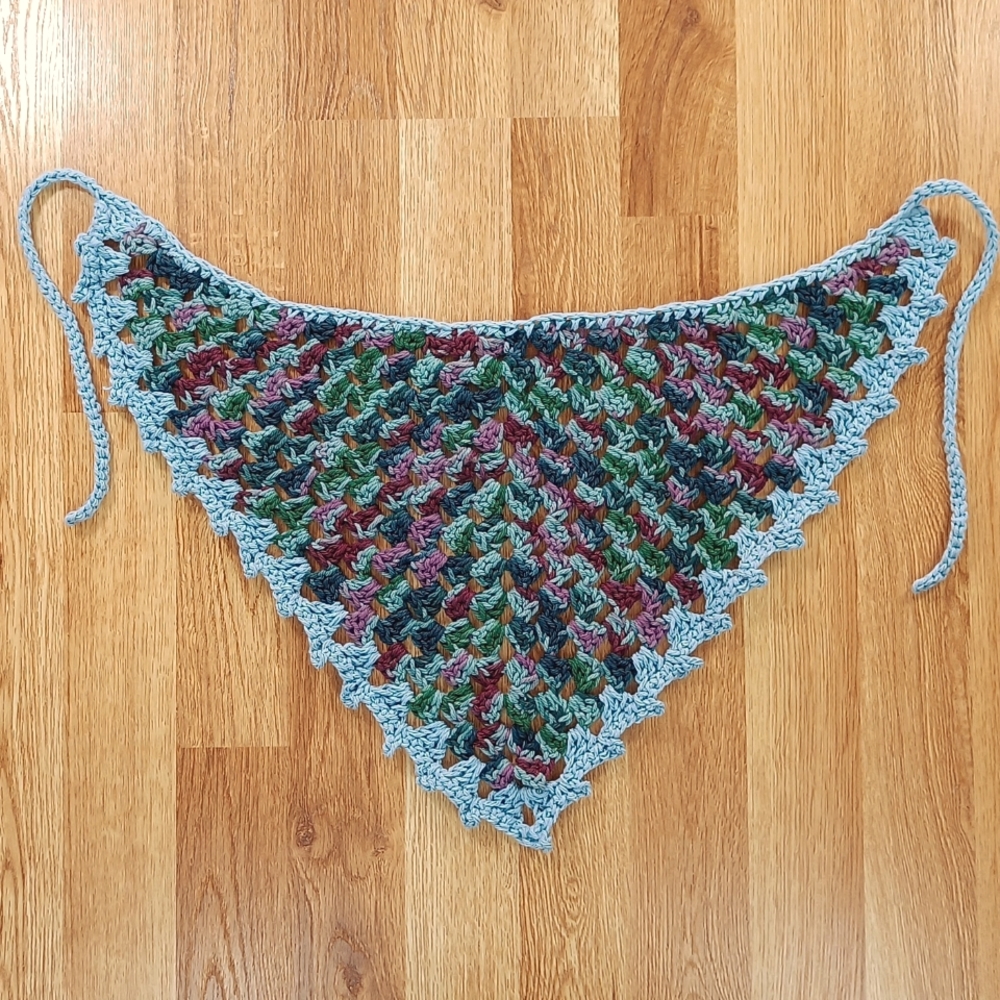 Hand-made Crochet Kerchief/Bandana